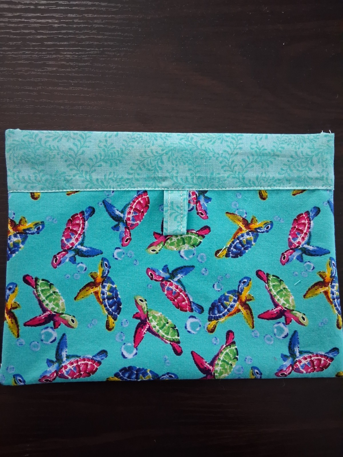 Snap Bag, Handmade, Turtles