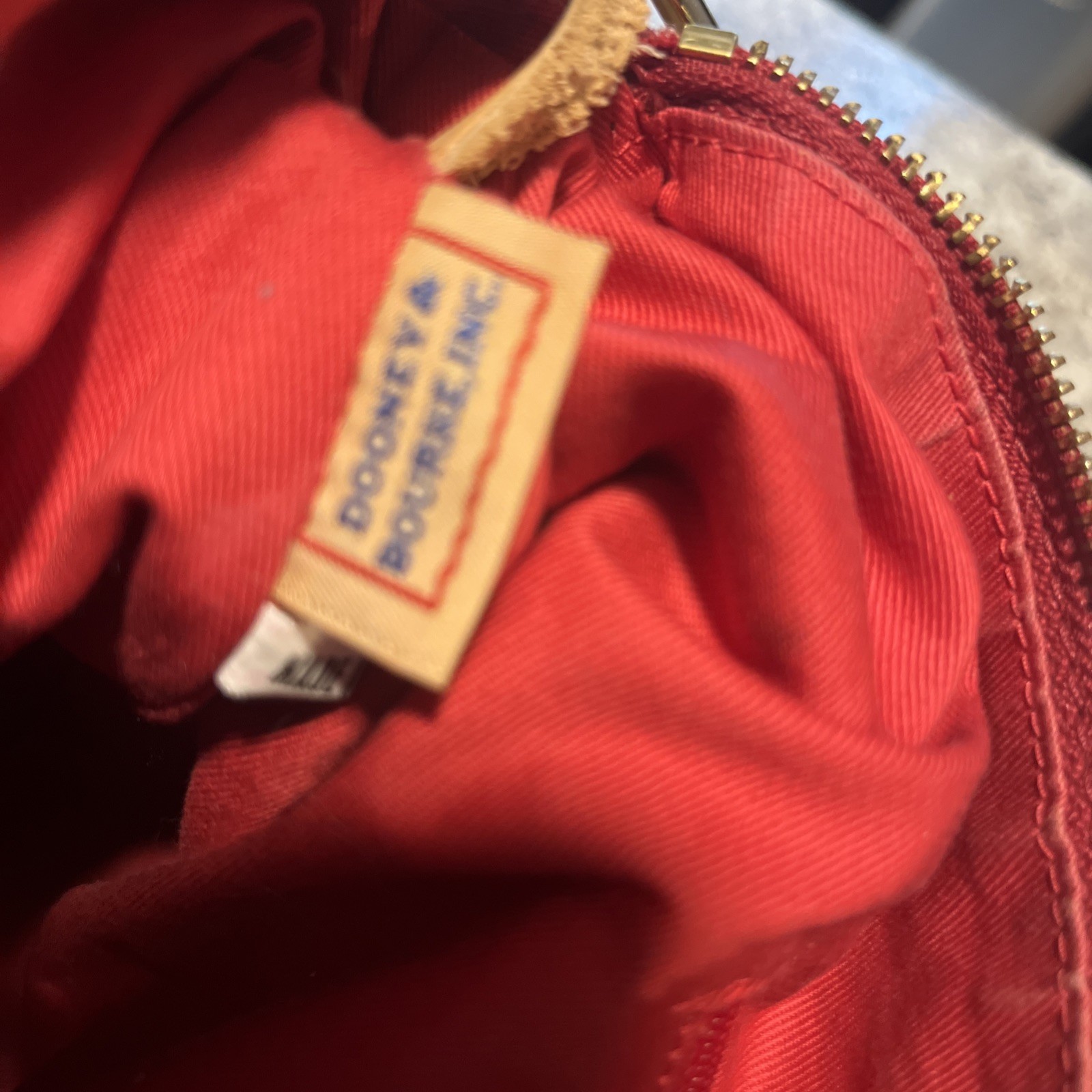 Dooney & Bourke Signature Denim Hobo Shoulder Bag + Wristlet | EUC Vintage