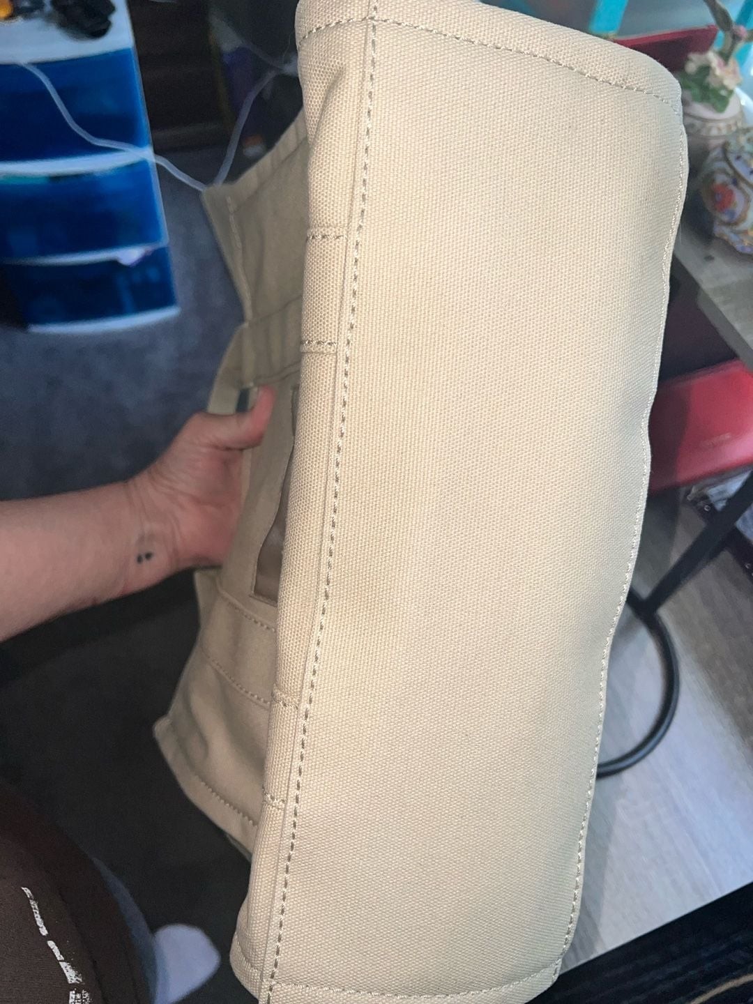 Marc Jacobs The Tote Bag Medium Canvas Tote in Beige