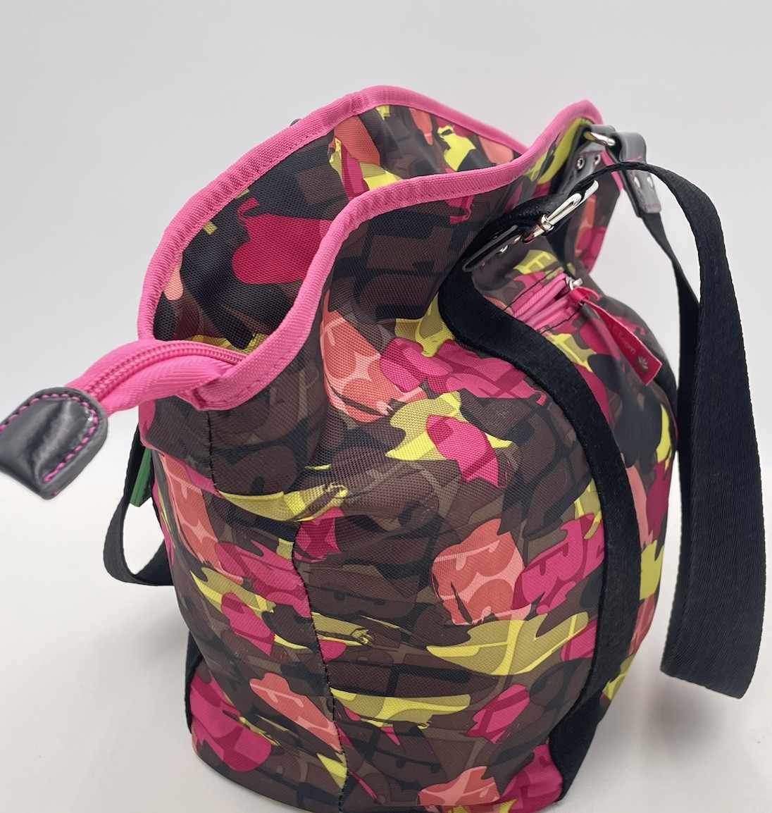 Lily Bloom Large Tote Bag With Colorful Pattern Design GUC Shoulder Bag