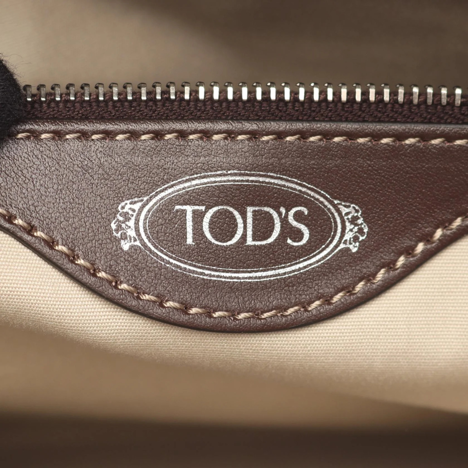 TOD’S Tote Bag Brown Leather #RCB2504