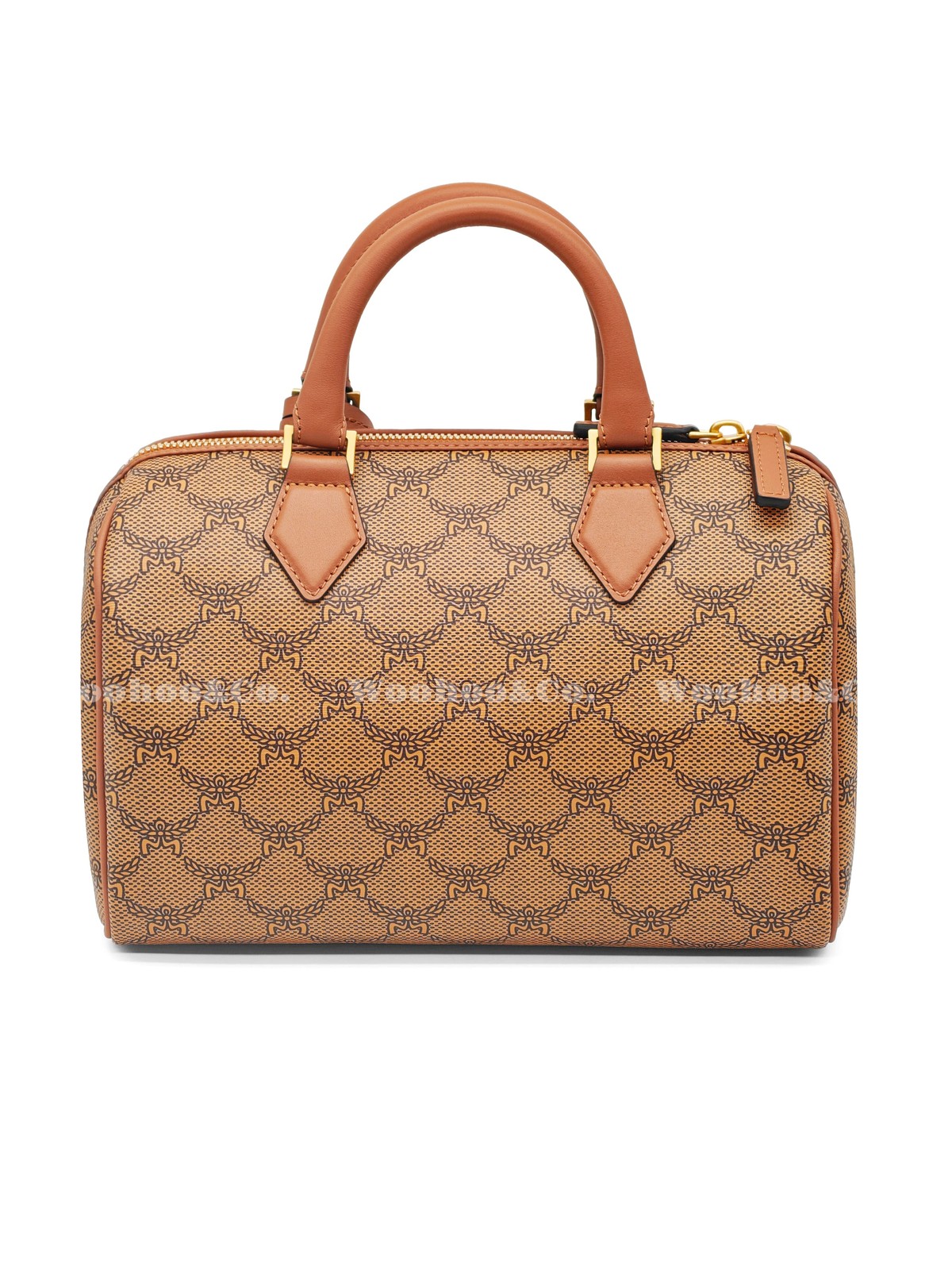 MCM Boston Bag Crossbody Shoulder Bag Tote Bag Small Women’s 9.8×5.3×6.3 in