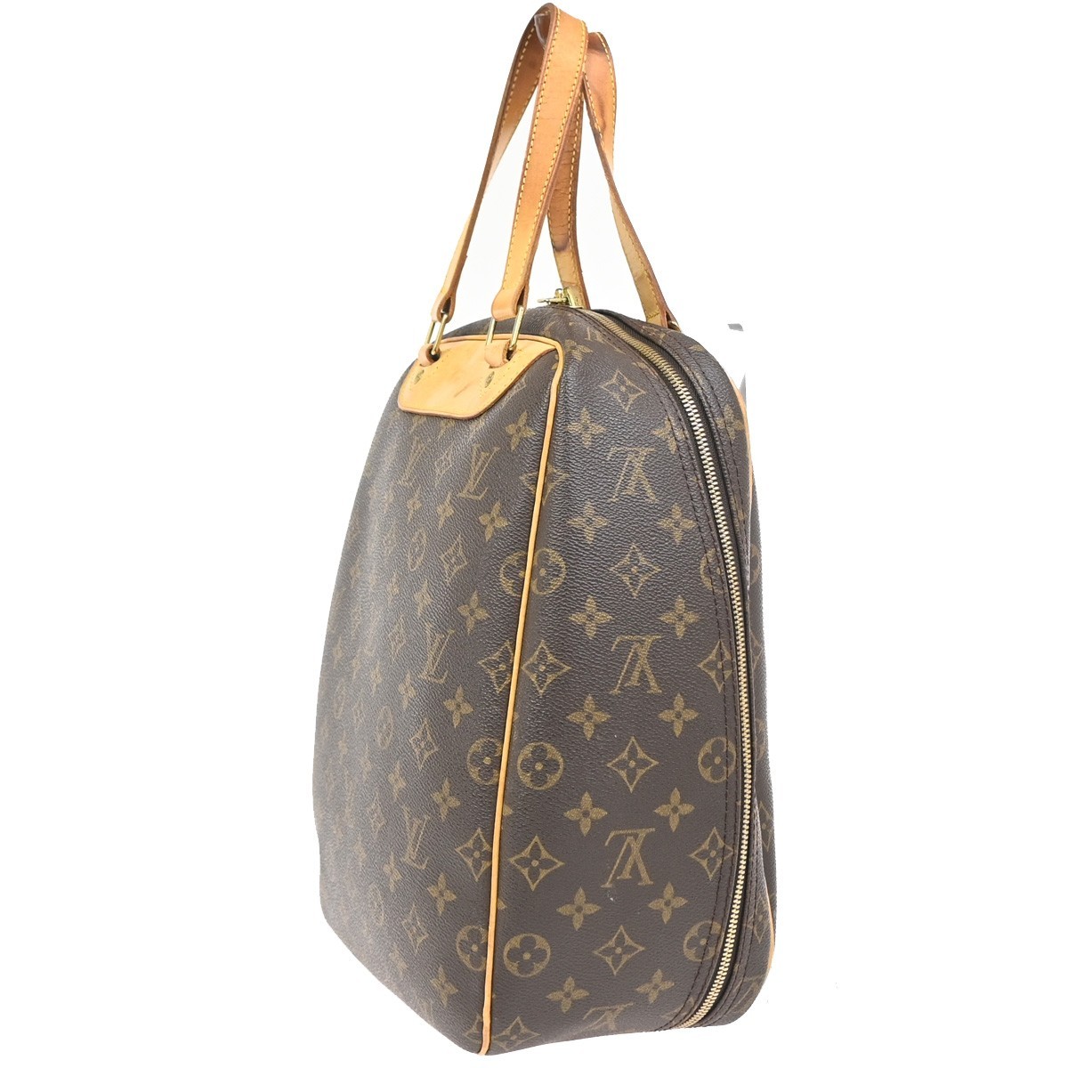 LOUIS VUITTON Excursion Shoes Hand Bag Monogram Leather Brown M41450 62PA236