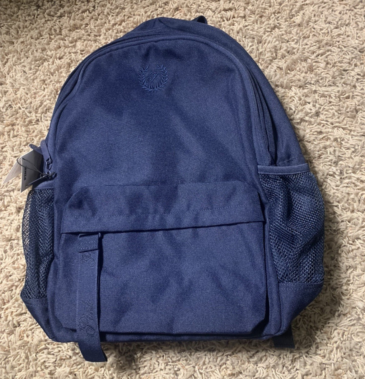 Victoria’s Secret PINK Women’s Navy Blue Ivy Classic Canvas Polyester Backpack