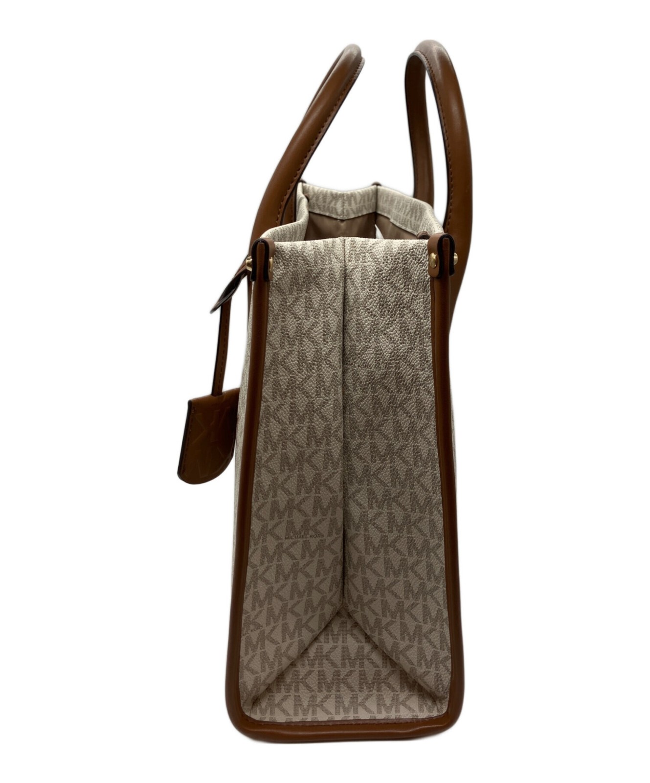 MICHAEL KORS mirella md ew tote 35F2G7ZT2B Ivory Tote Bag #TFB9446