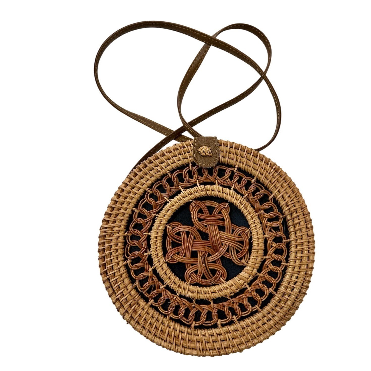Bohemian Style Vintage Woven Straw Raw Bag ( Size: 18*7.5 cm) Bohemian New