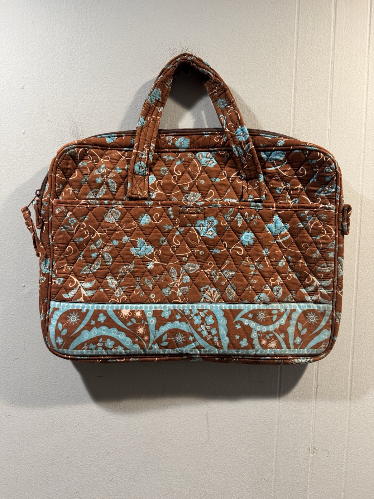 Womens Unbranded Laptop Bag Hand Bag Or Shoulder Bag Brown