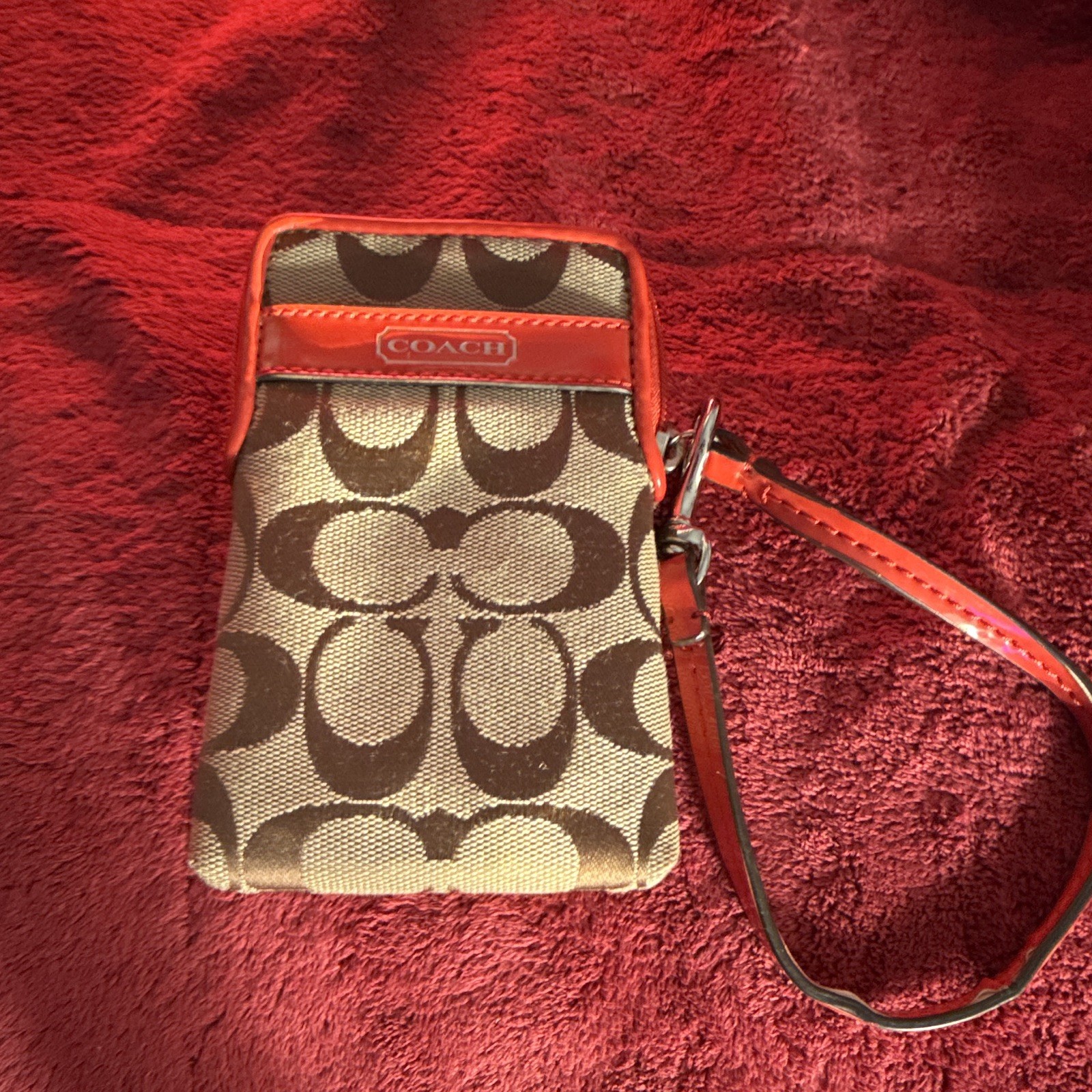 Coach Small Zippered Wristlet