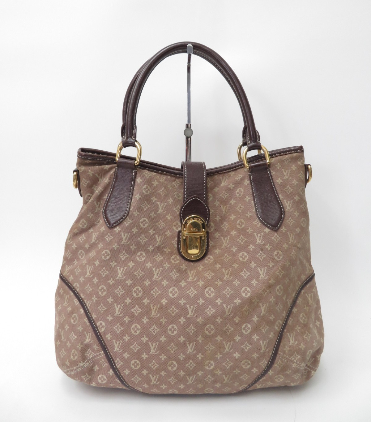 Authentic Louis Vuitton Monogram Mini Lin Idylle Elegie Hand Bag #43894
