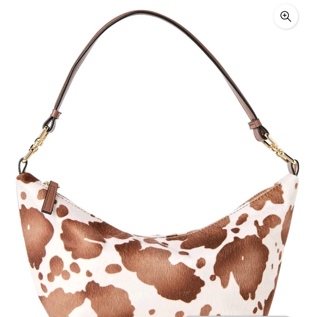 Cow Pattern Hobo Purse