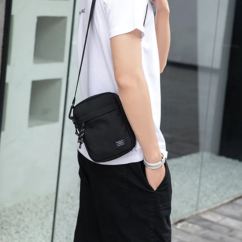 Casual Bag Diagonal Crossover Hand Machine Small Square Bag Men’s Satchel Oxford