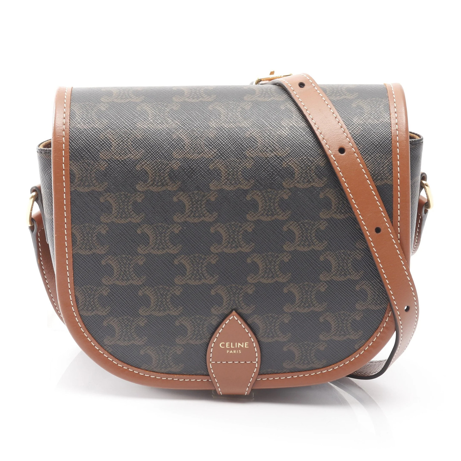 Celine Shoulder Bag Black PVC #RCB1224