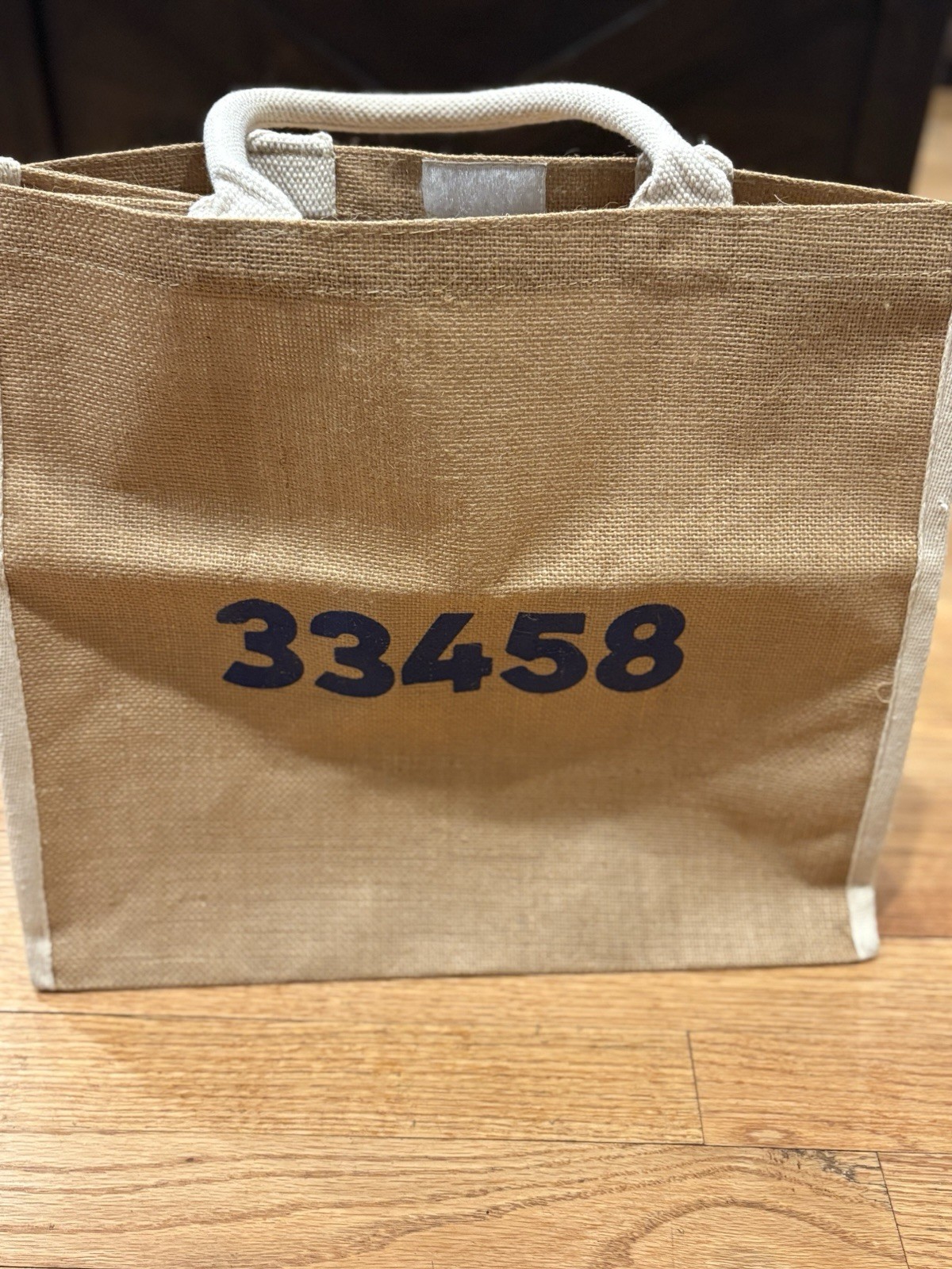 Personalized Tote Bag Embroidered Jupiter Florida 33458 Zip Code