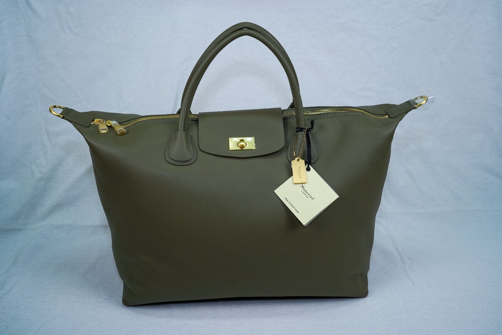 NWT Moncrief London – Annie Travel Bag – Khaki