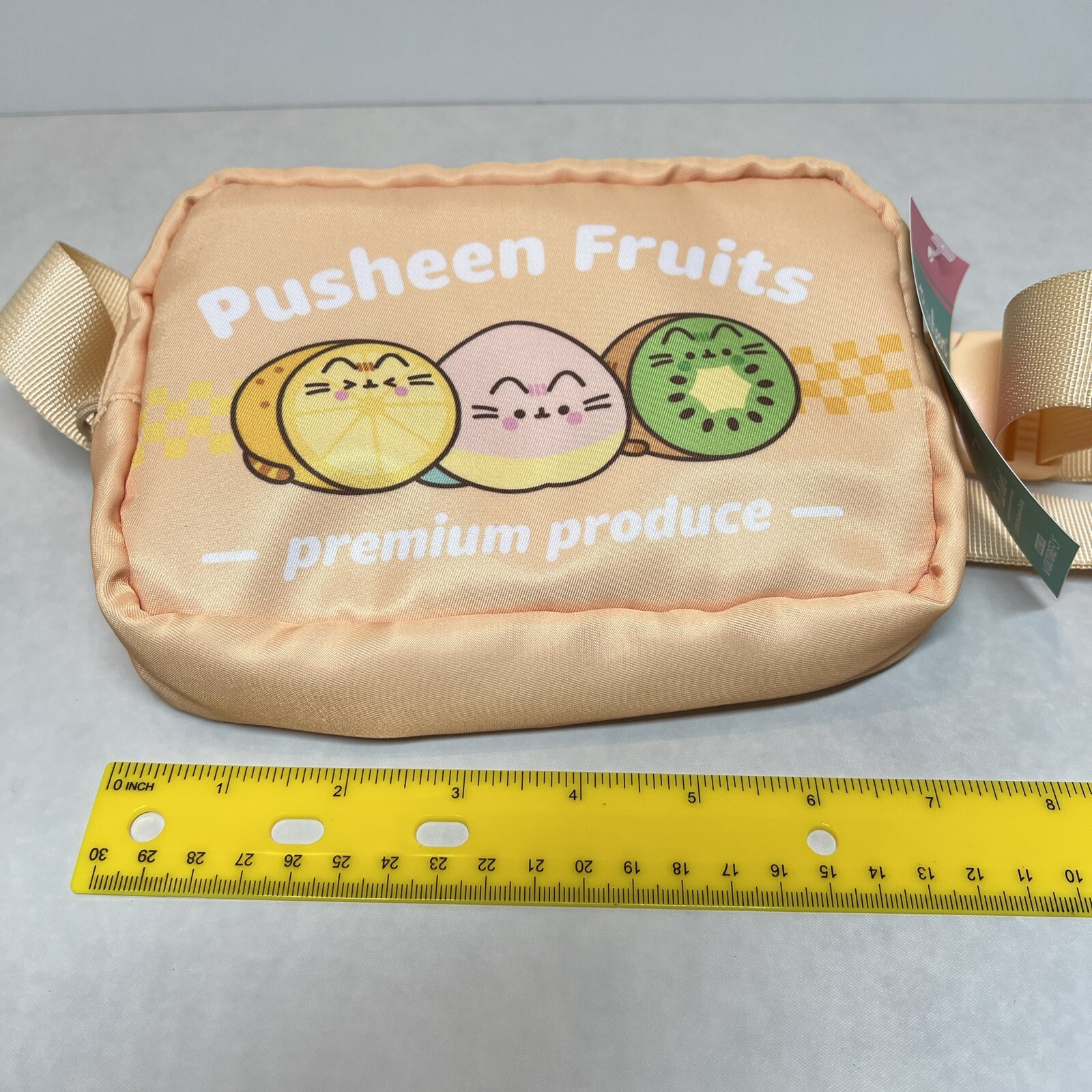 Pusheen Box Fruits Fanny Pack Zipper Standalone Pouch Bag Summer 2024 NEW Orange