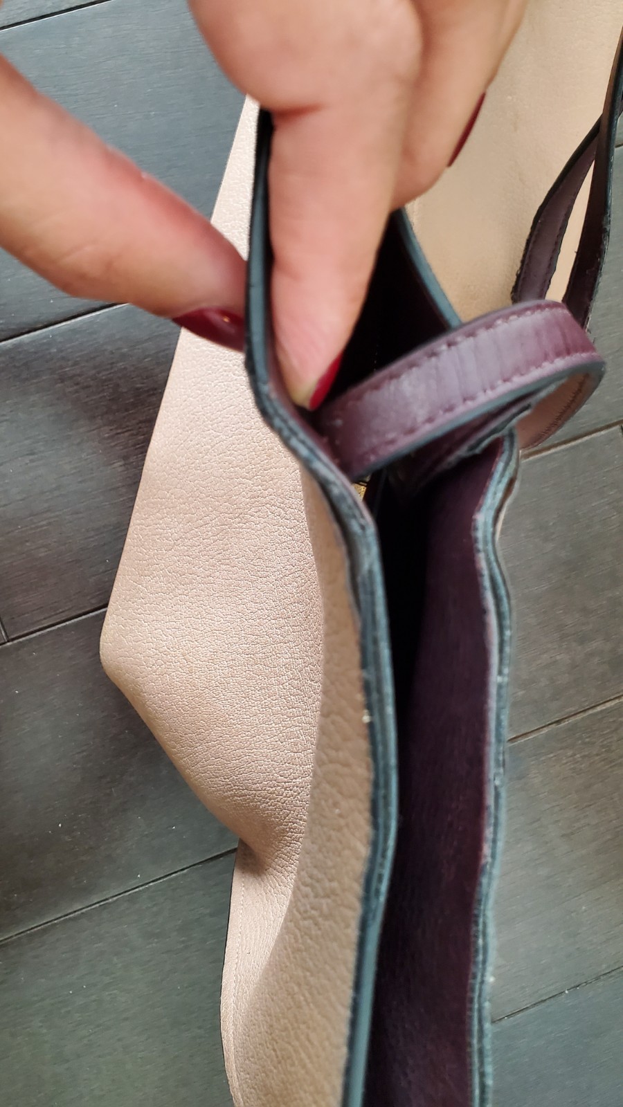 VALENTINO GARAVANI VLOGO FILLME Beige Shoulder Bag Tote
