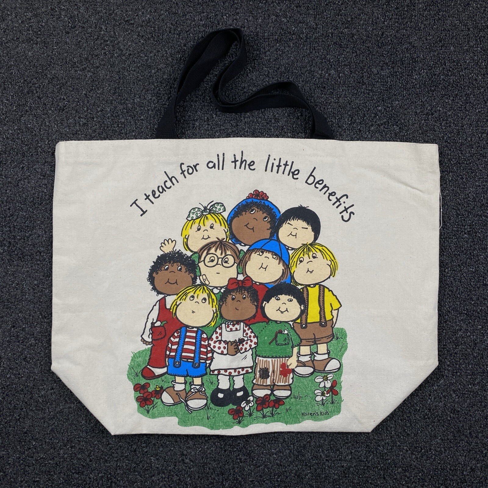Vintage 1993 Karen’s Kids Tote Bag Teacher Elementary School