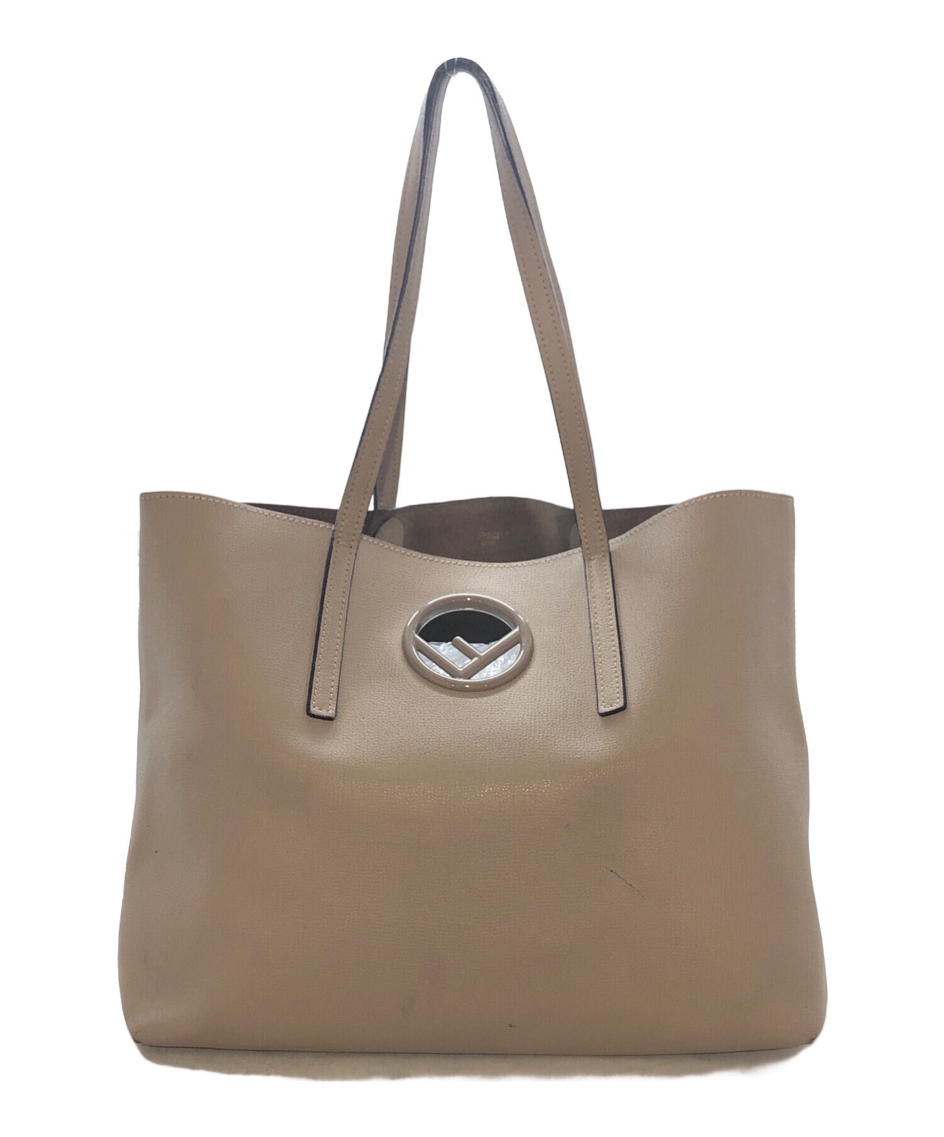 Fendi Zucchino Pattern Tote Bag 8BH348 Brown #TFB13598