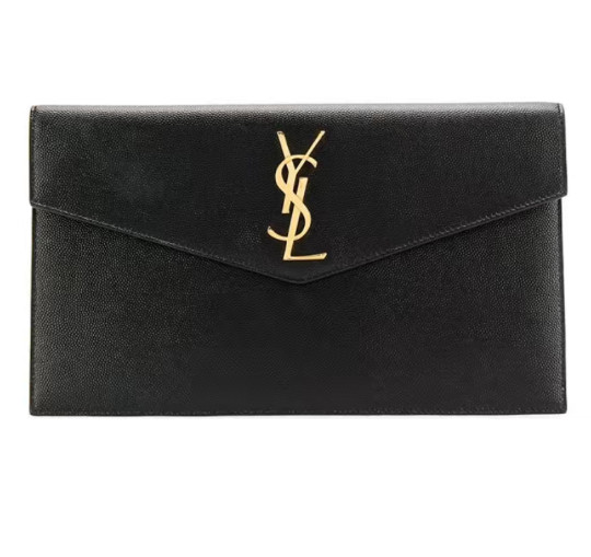 SAINT LAURENT UPTOWN Leather Crossbody Bag Small Women’s Black 10.6*0.8*6.3 in