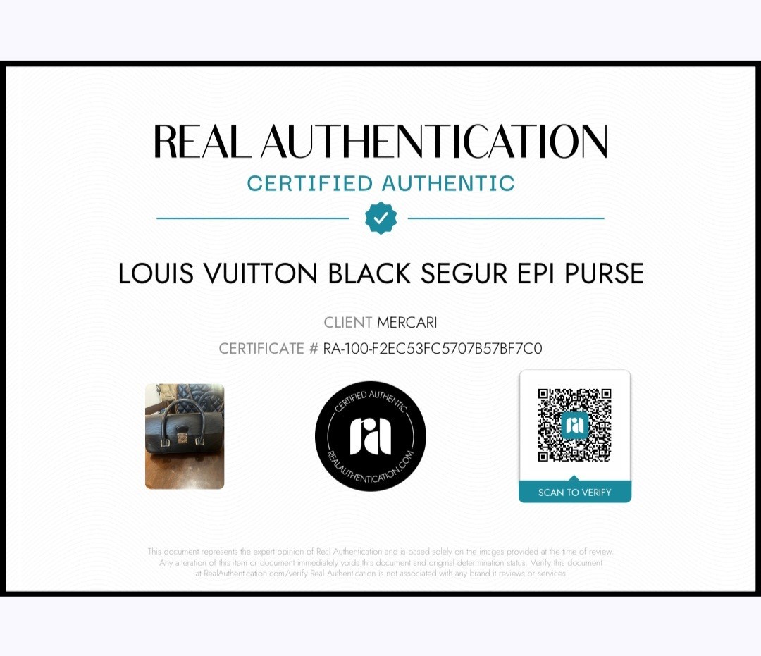 Louis Vuitton Epi Leather Segur PM Handbag, Noir — Silver Hardware