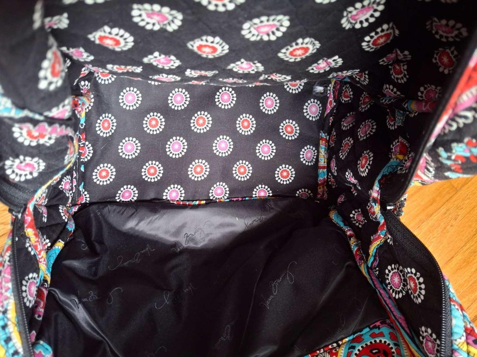 Vera Bradley Campus Backpack Quilted Parisian Paisley School Work Backpack