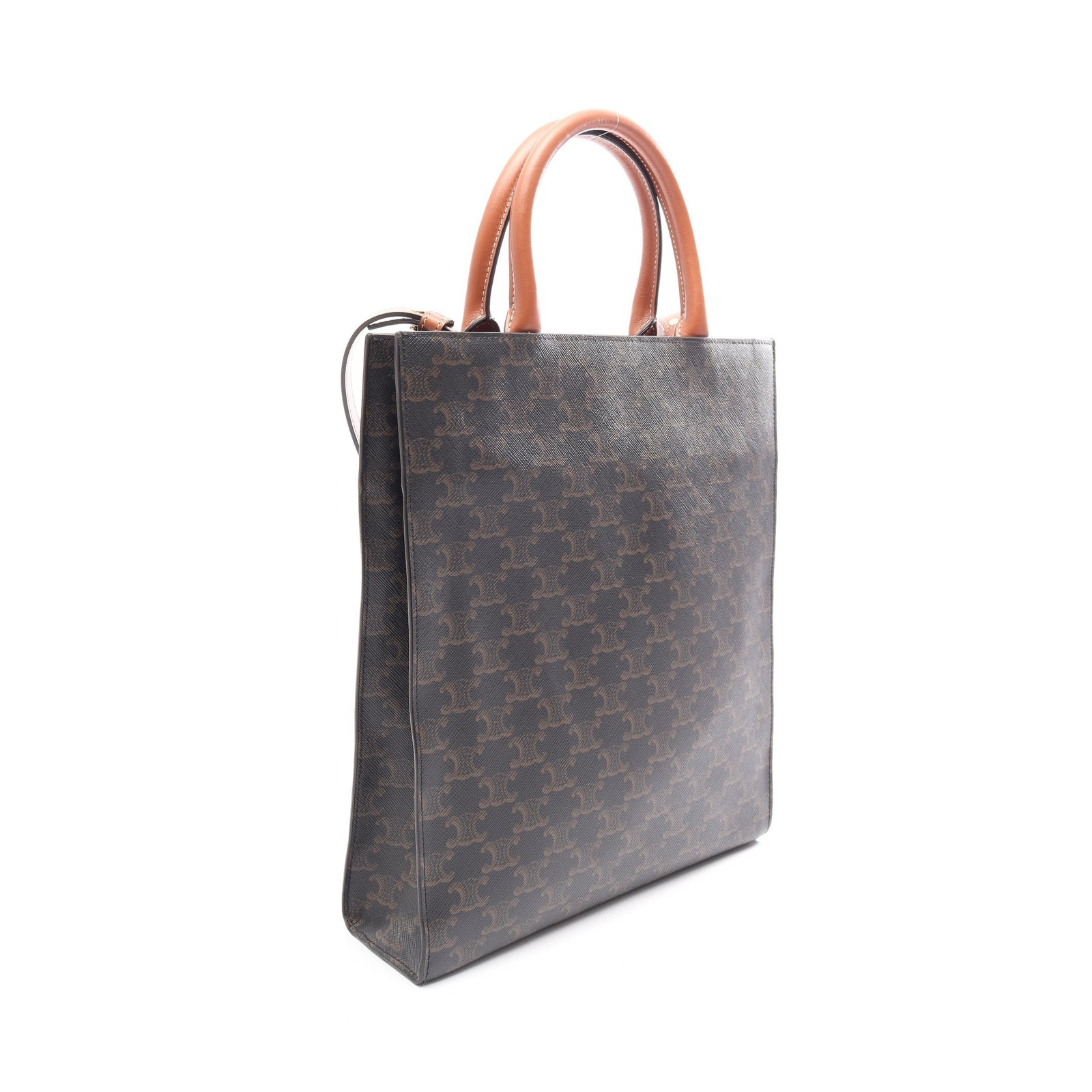 Celine Cabas 2WAY Tote Bag Black PVC Women’s with Shoulder strap #RCB13603