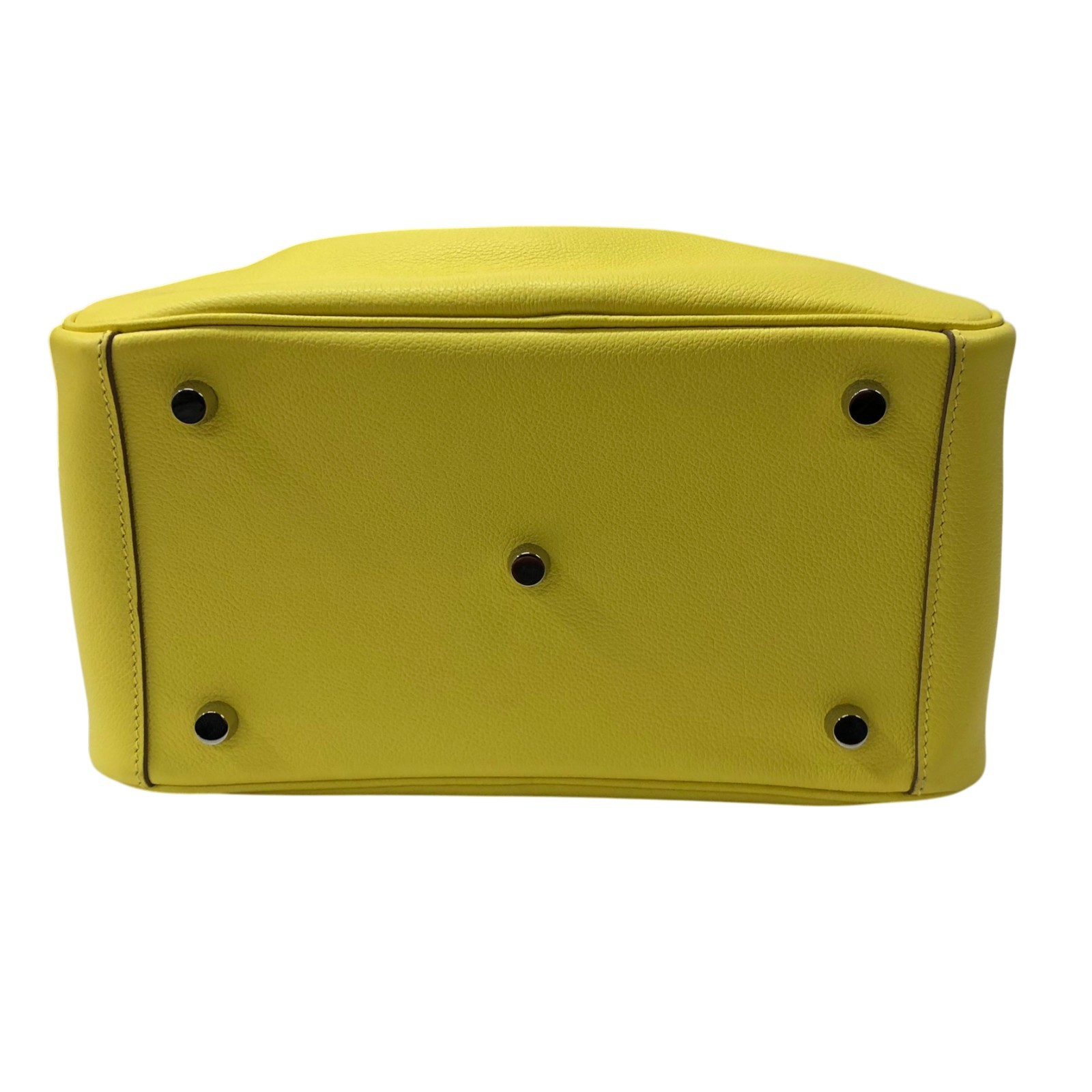 Hermes Lindy 26 Shoulder Bag Handbag Lime Color Evercolor Leather Z Stamp 99