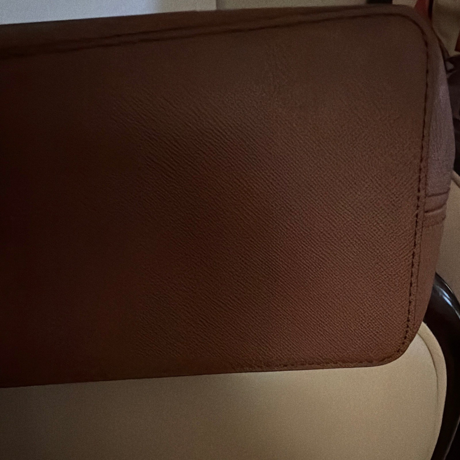 Michael Kors Brown Large Pebbled Tote Inner Pockets Logo Gold Double Handle