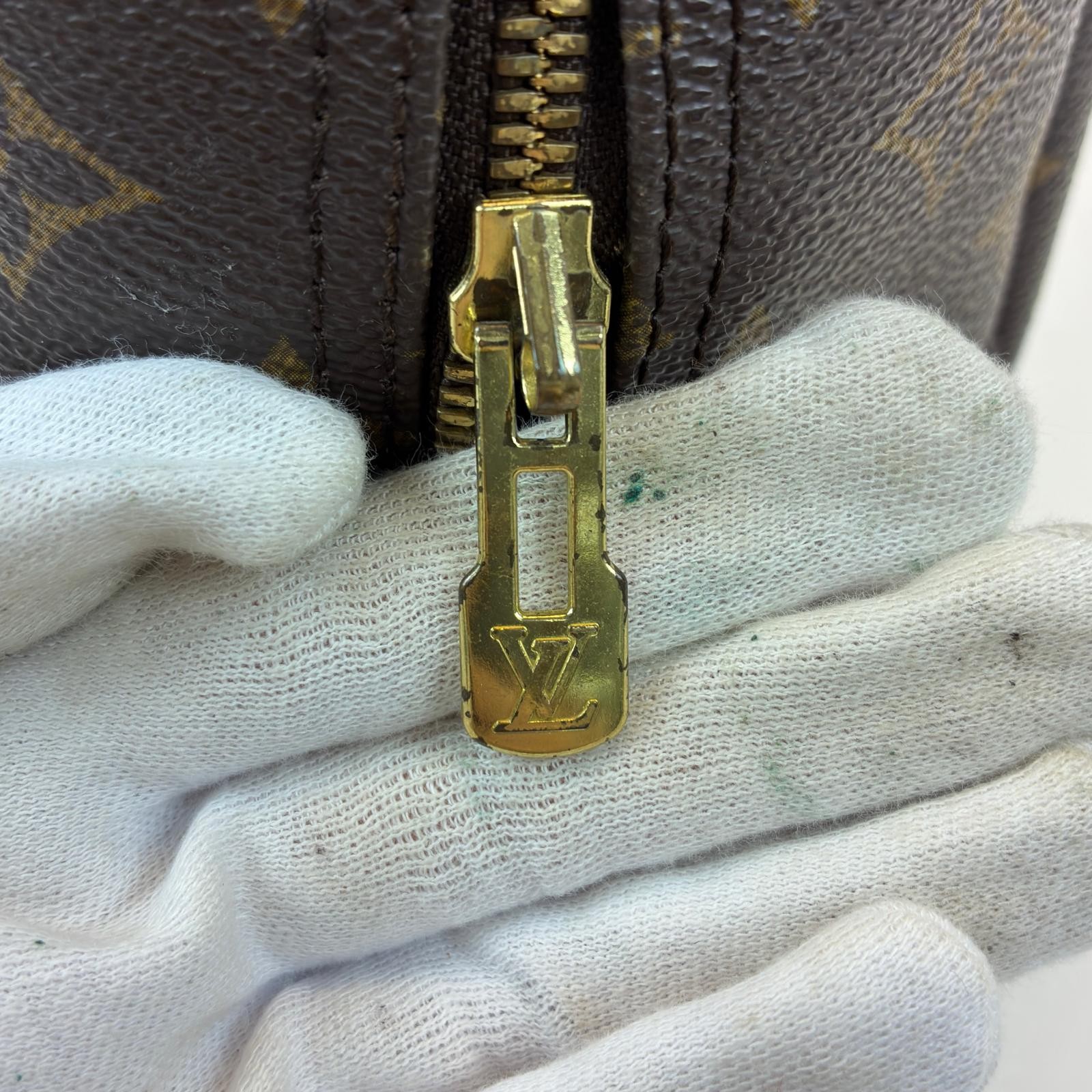 LOUIS VUITTON Deauville Handbag M47270 Monogram canvas Brown