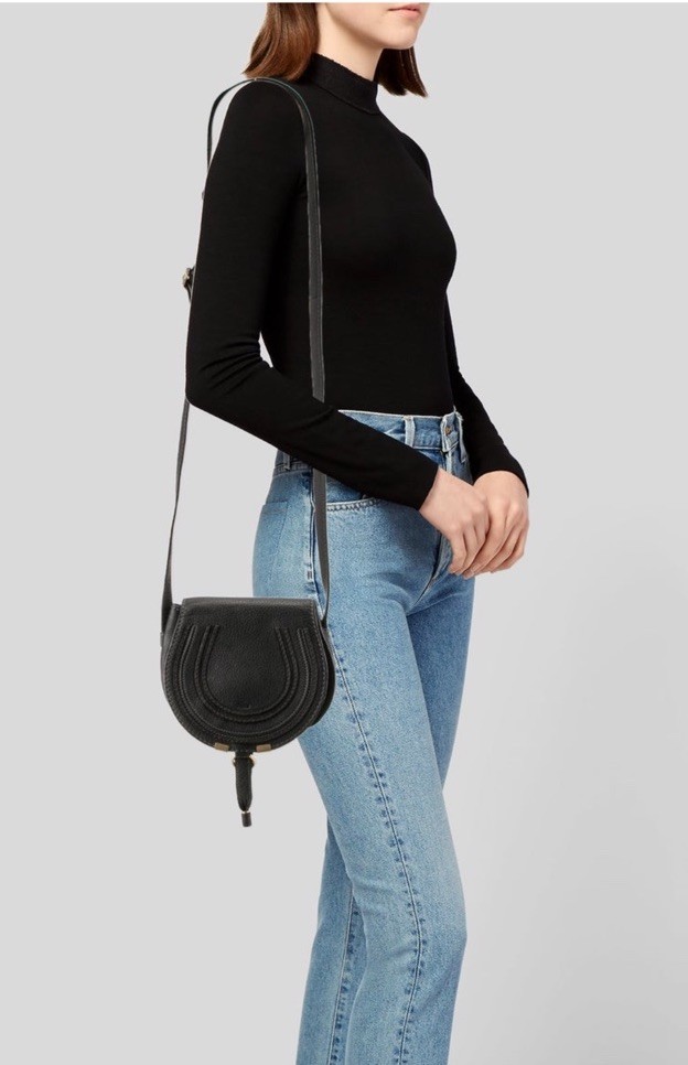 Chloe Mini Marcie Leather Crossbody Bag