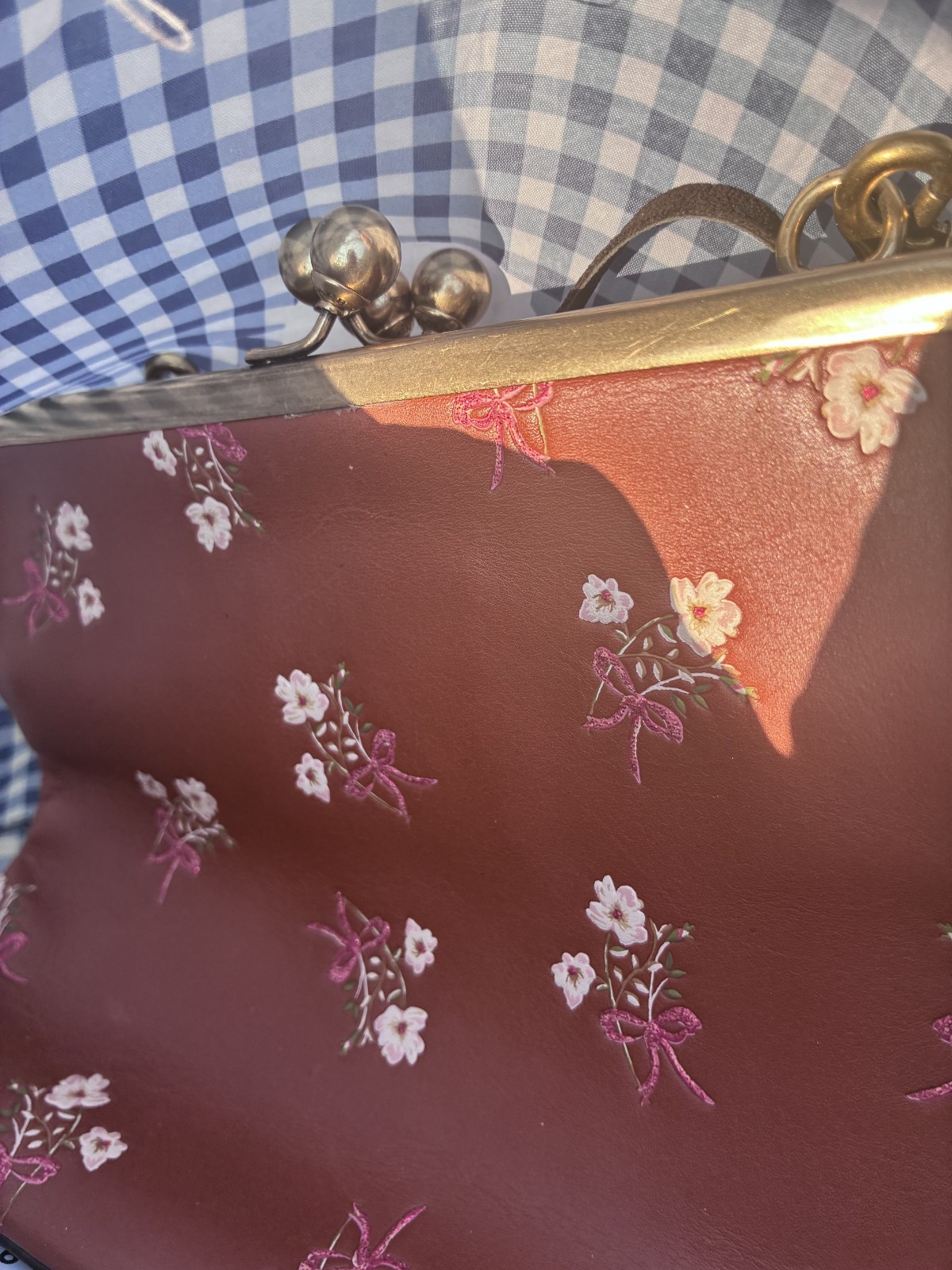 Coach 1941 Double Frame Kisslock Bag runway SAMPLE