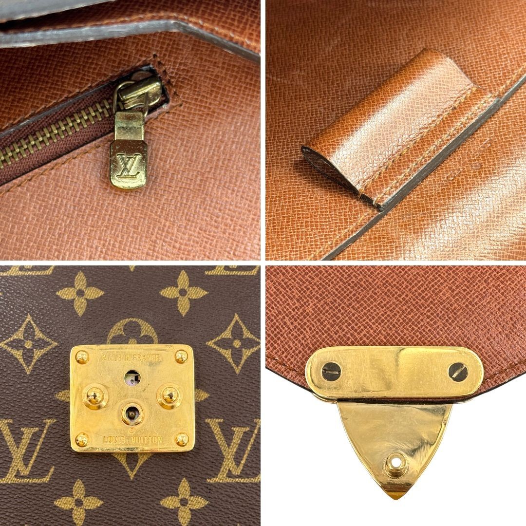 Auth Louis Vuitton Monogram Conseiller M53331 Briefcase Business Bag Attache