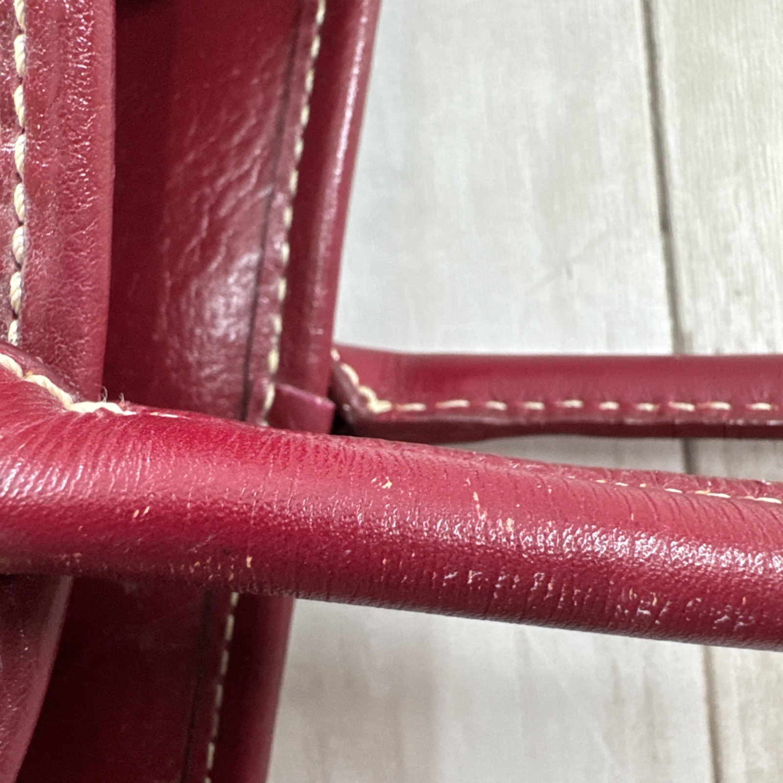 Maxx New York Straw Tote Bag Red Leather Trim Large Shoulder Bag Woven Summer