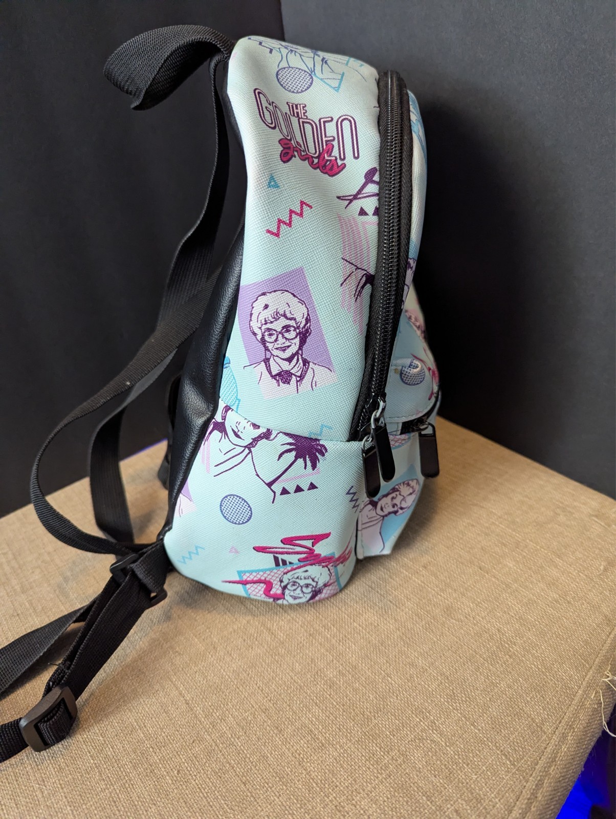 Licensed Golden Girls Mini Backpack Adustable Straps