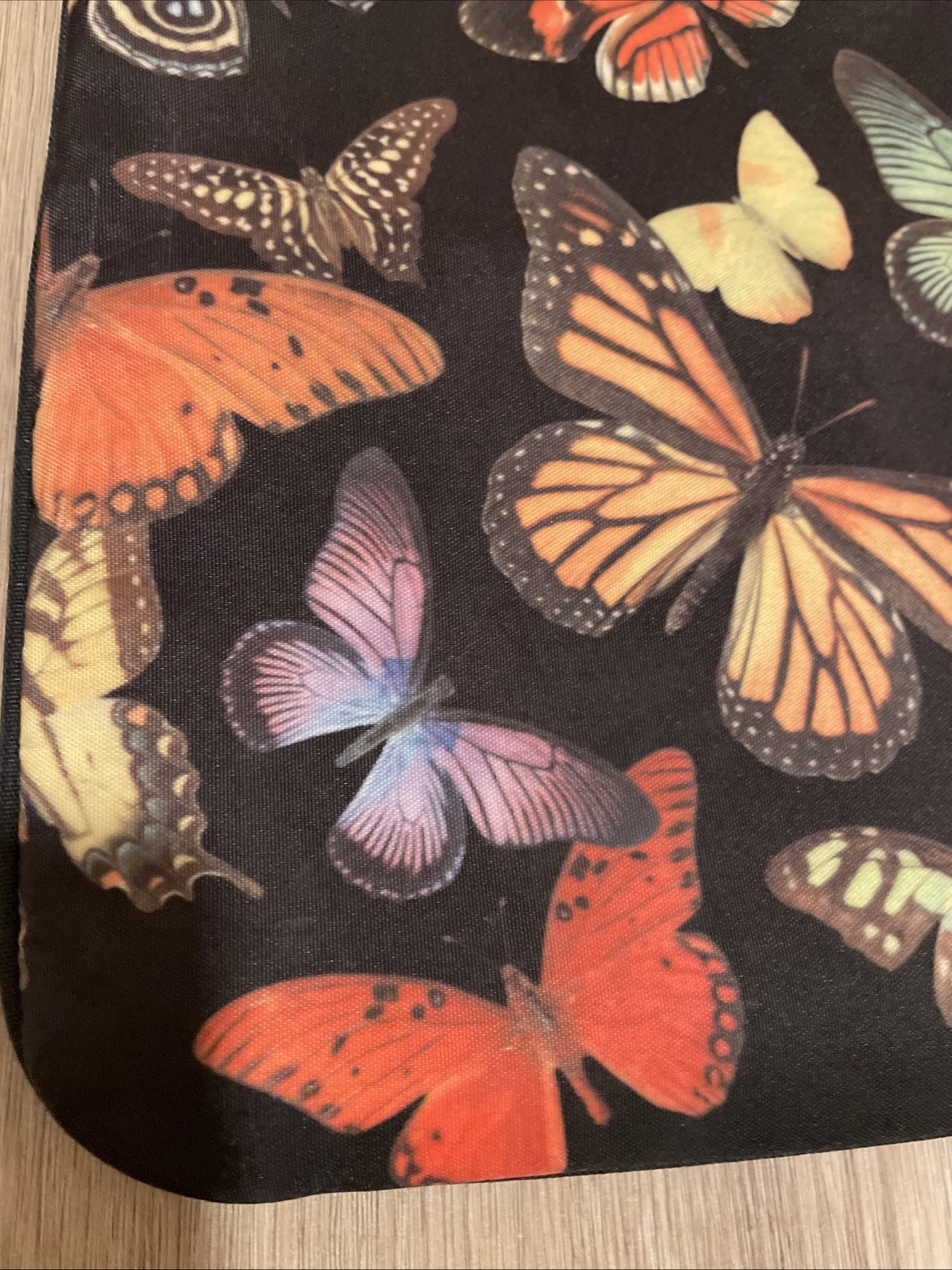 Harold Feinstein Collection Butterflies Crossbody Bag – 8.75×9.75 Inches