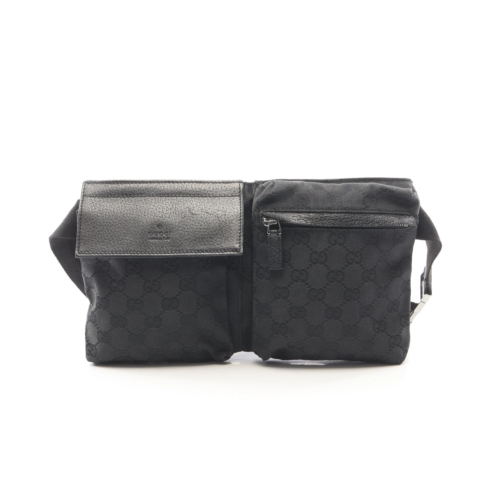 Gucci GG Body Bag Black Leather #RCB13458
