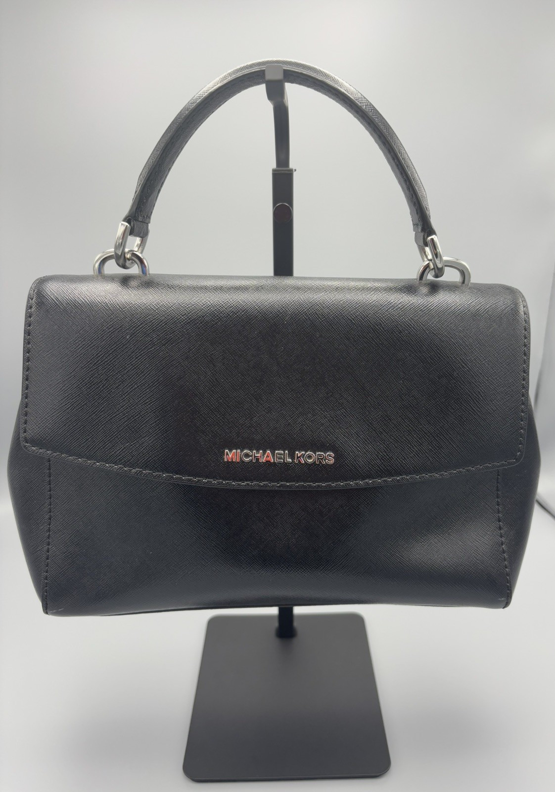 Michael Kors Ava Satchel – Black – Free Shipping