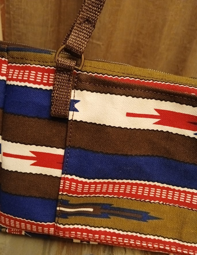 New Western Canvas Double handle Satchel Purse Shoulder Bag Red White Blue Brown