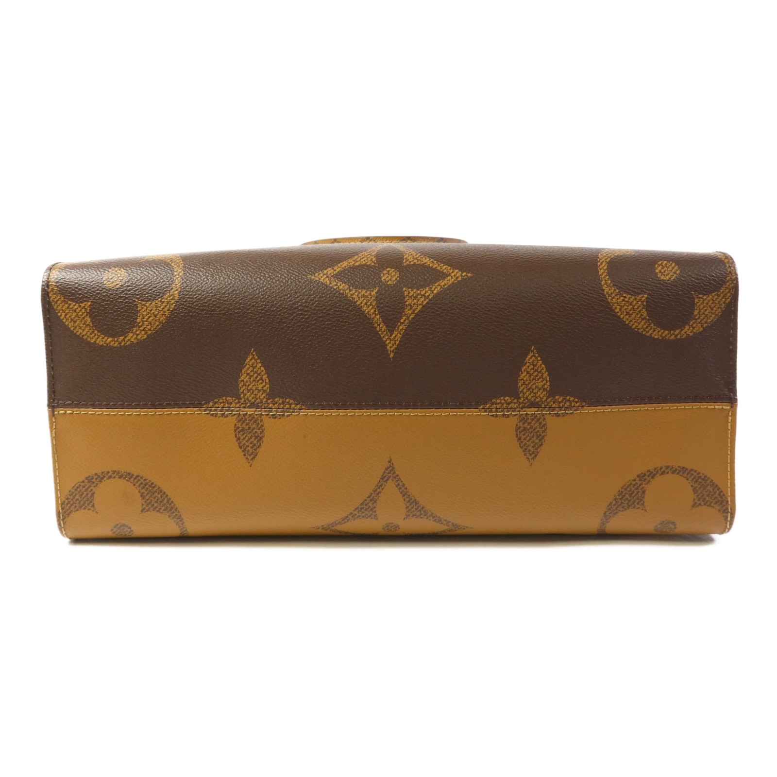 LOUIS VUITTON LV GHW On The Go MM 2 Way Tote Bag M45321 Monogram Giant Brown