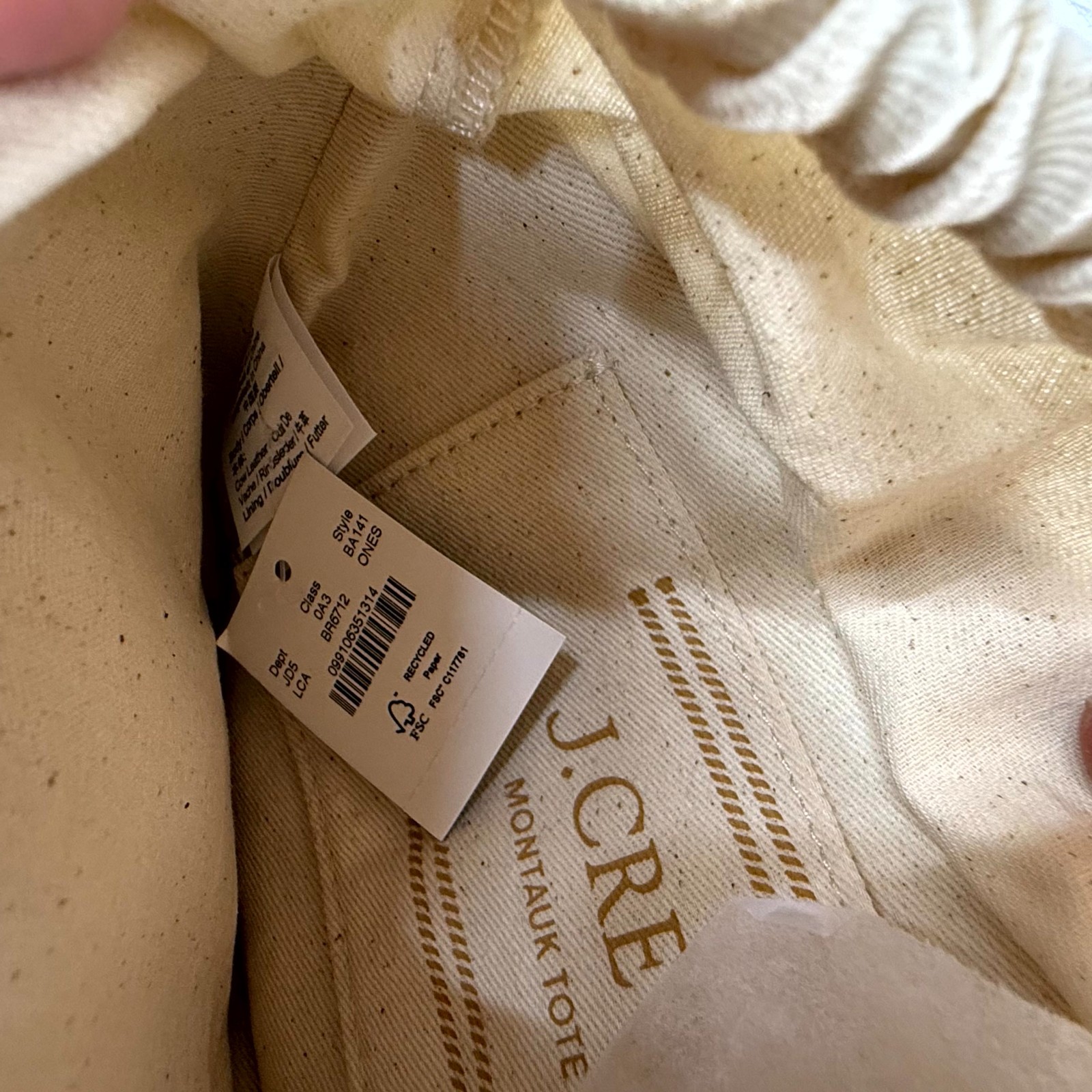 J Crew Montauk Mini Tote Crossbody Bag Camel Gold Studs Adjustable Strap Tan