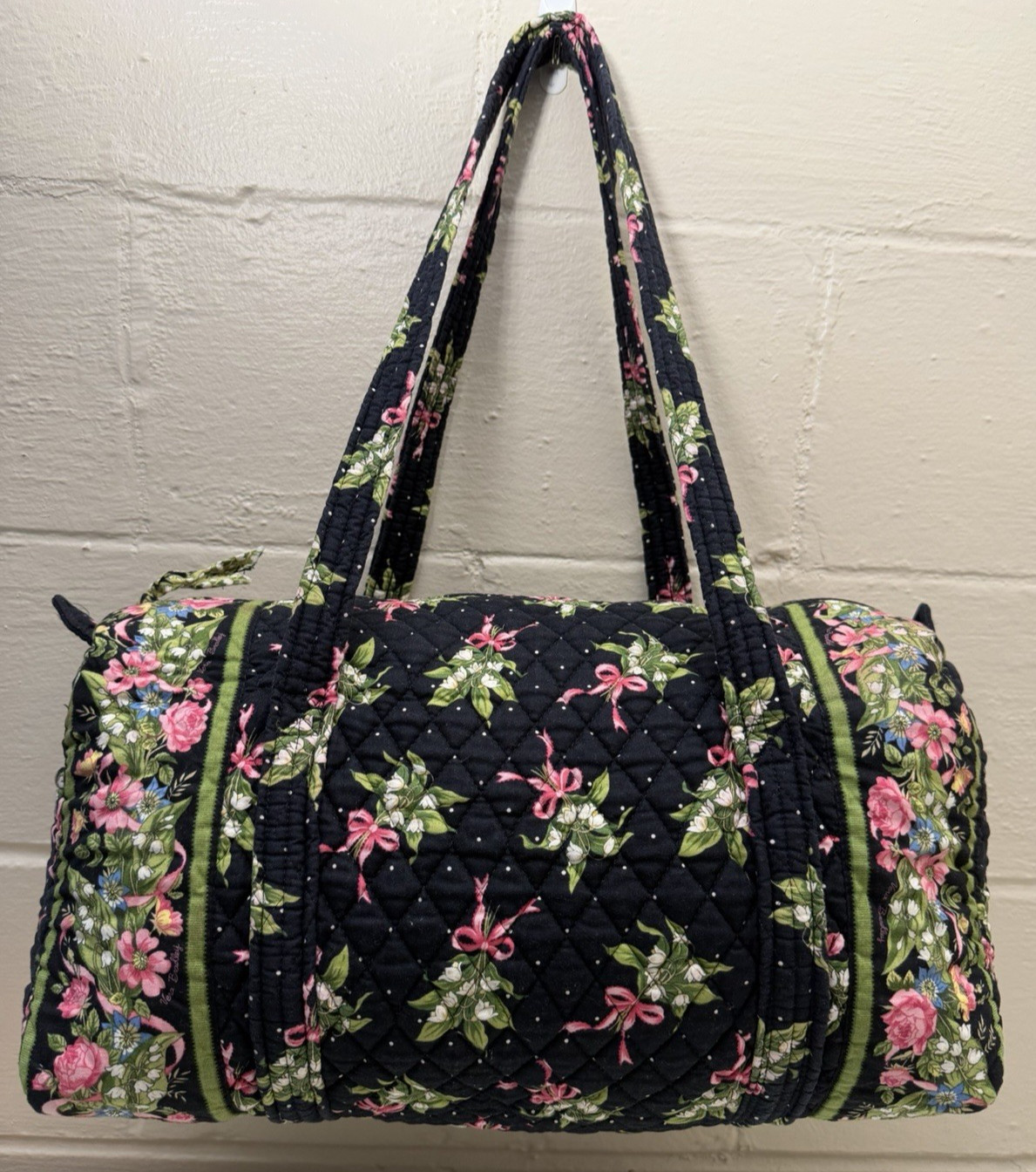 Rare VTG Vera Bradley New Hope Small 18″ Duffle Bag Made in USA VGUC