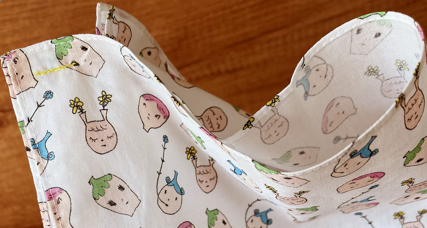 Nara Yoshitomo “Handkerchief Eco Bag” Cotton 35cm Japan N’s YARD From Japan