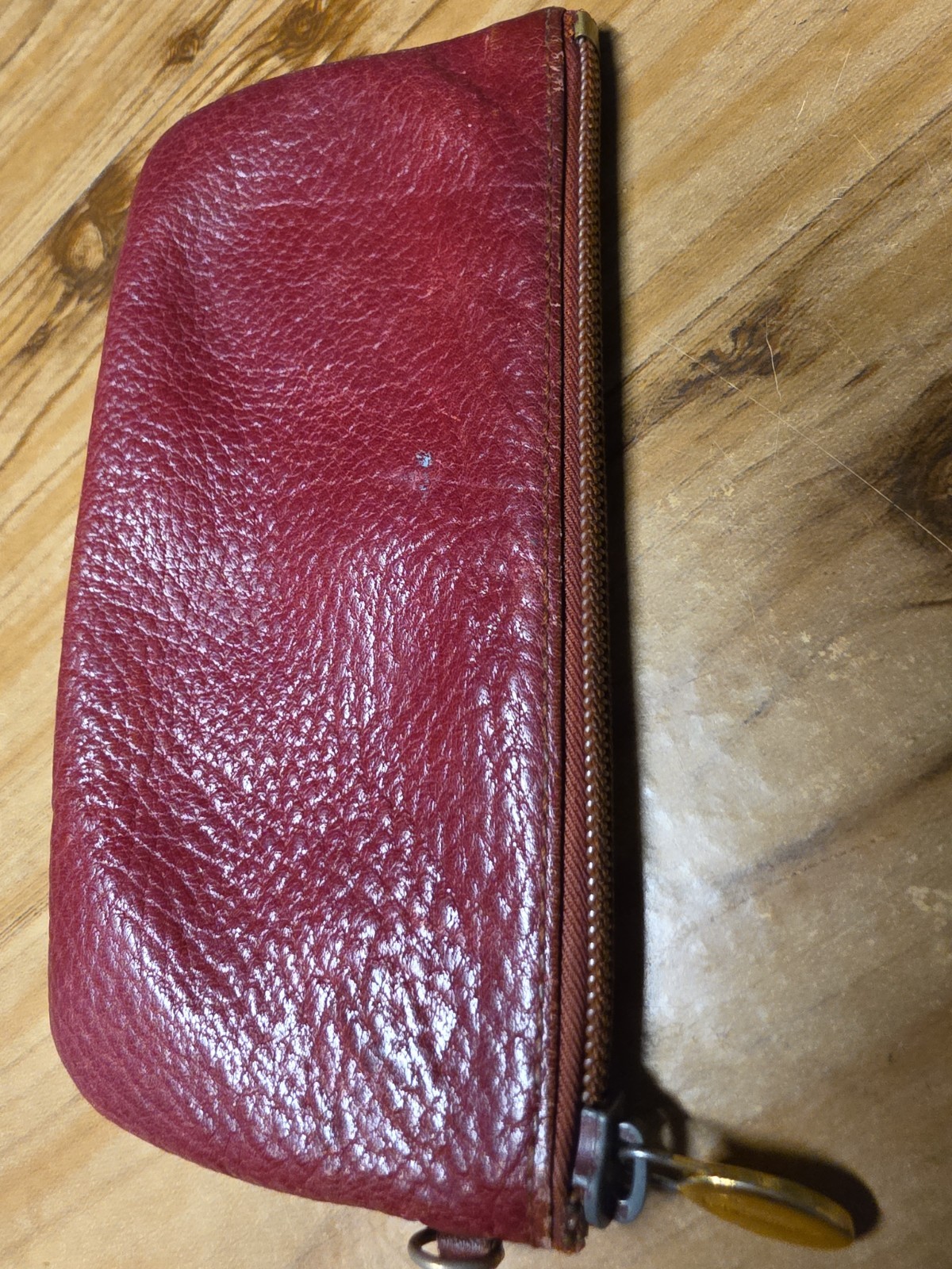 Vintage Cartier Must de Cartier Bordeaux Zipper Pouch