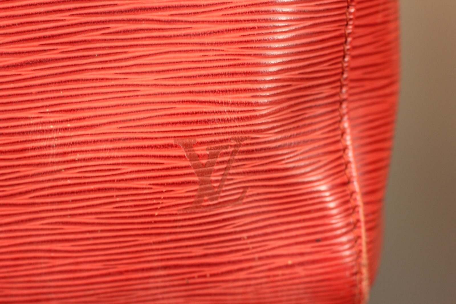 Louis Vuitton Speedy 35 Castilian Red Epi Leather with Pochette Cles Key Pouch
