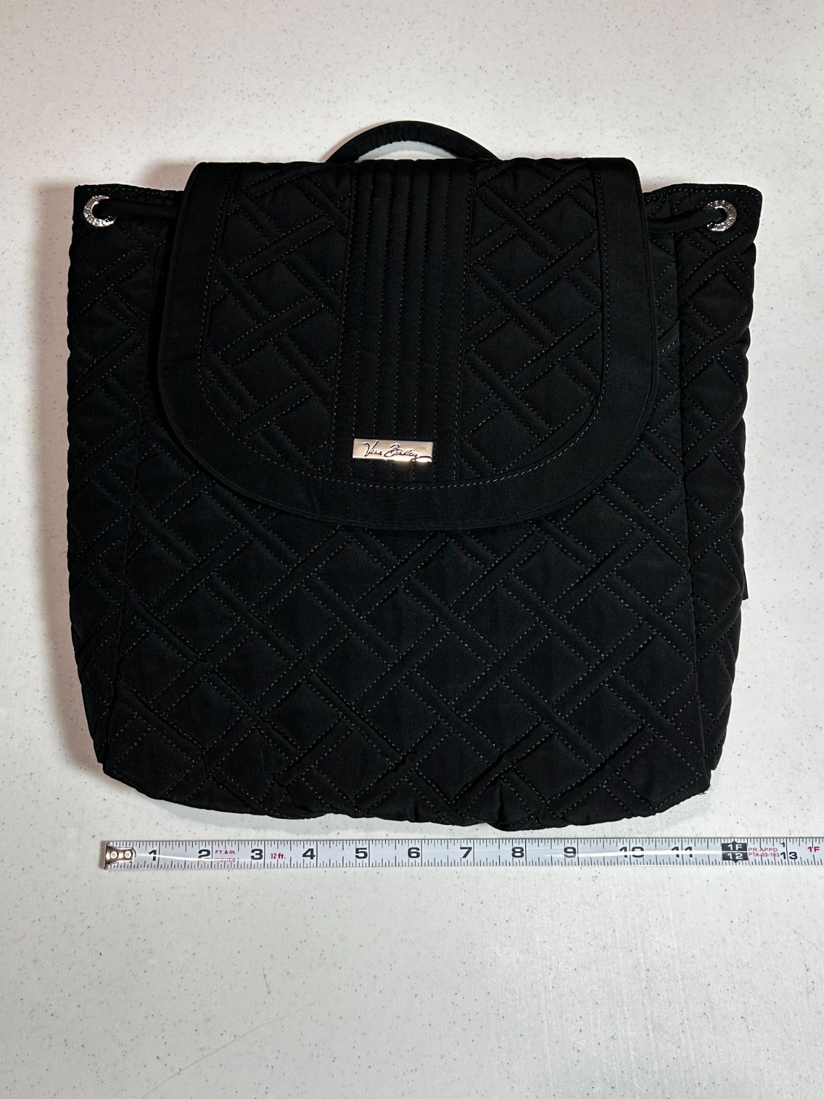 Vera Bradley Quilted Backpack Full Size Black