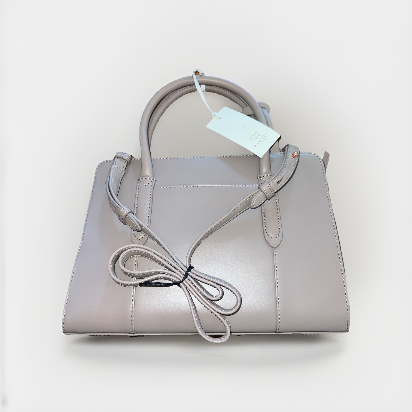 Gorgeous! NWT Radley London Liverpool Street Bag Satchel Mink Taupe Color