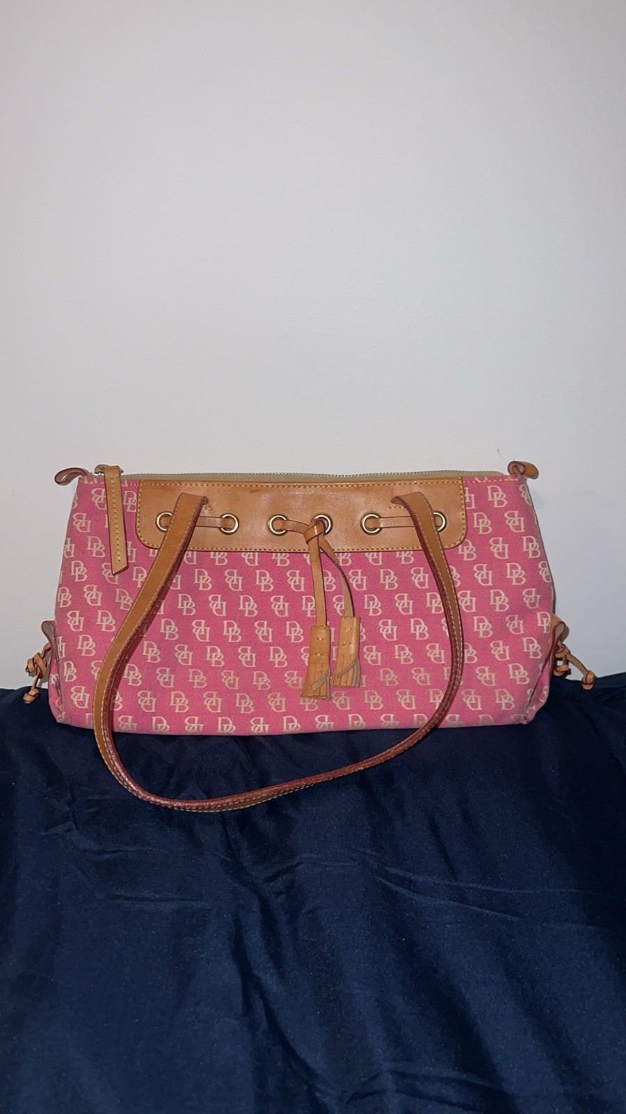 Dooney & Bourke Pink Logo Tote pink