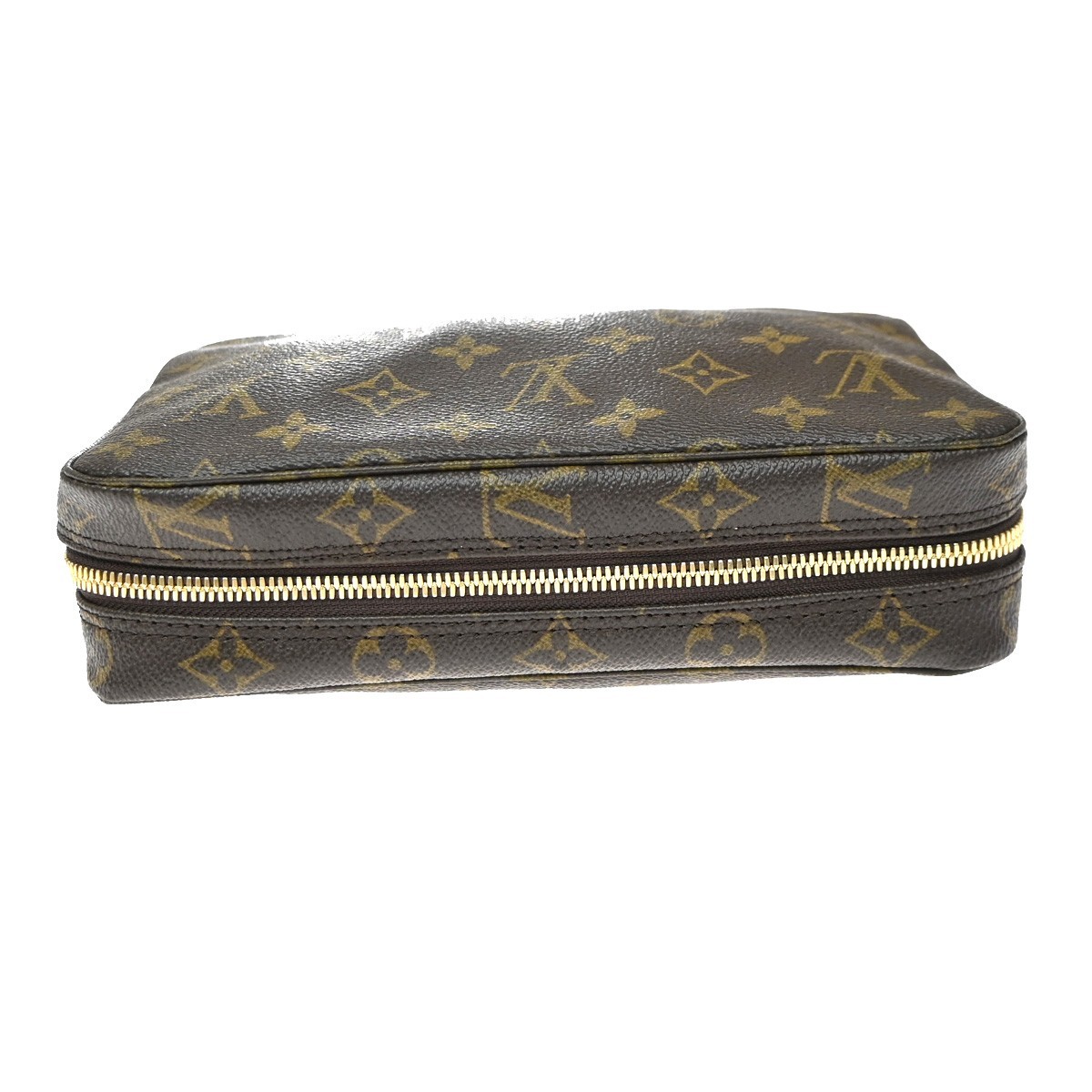 LOUIS VUITTON Trousse Toilette 23 Clutch Hand Bag Monogram Brown M47524 68YJ341