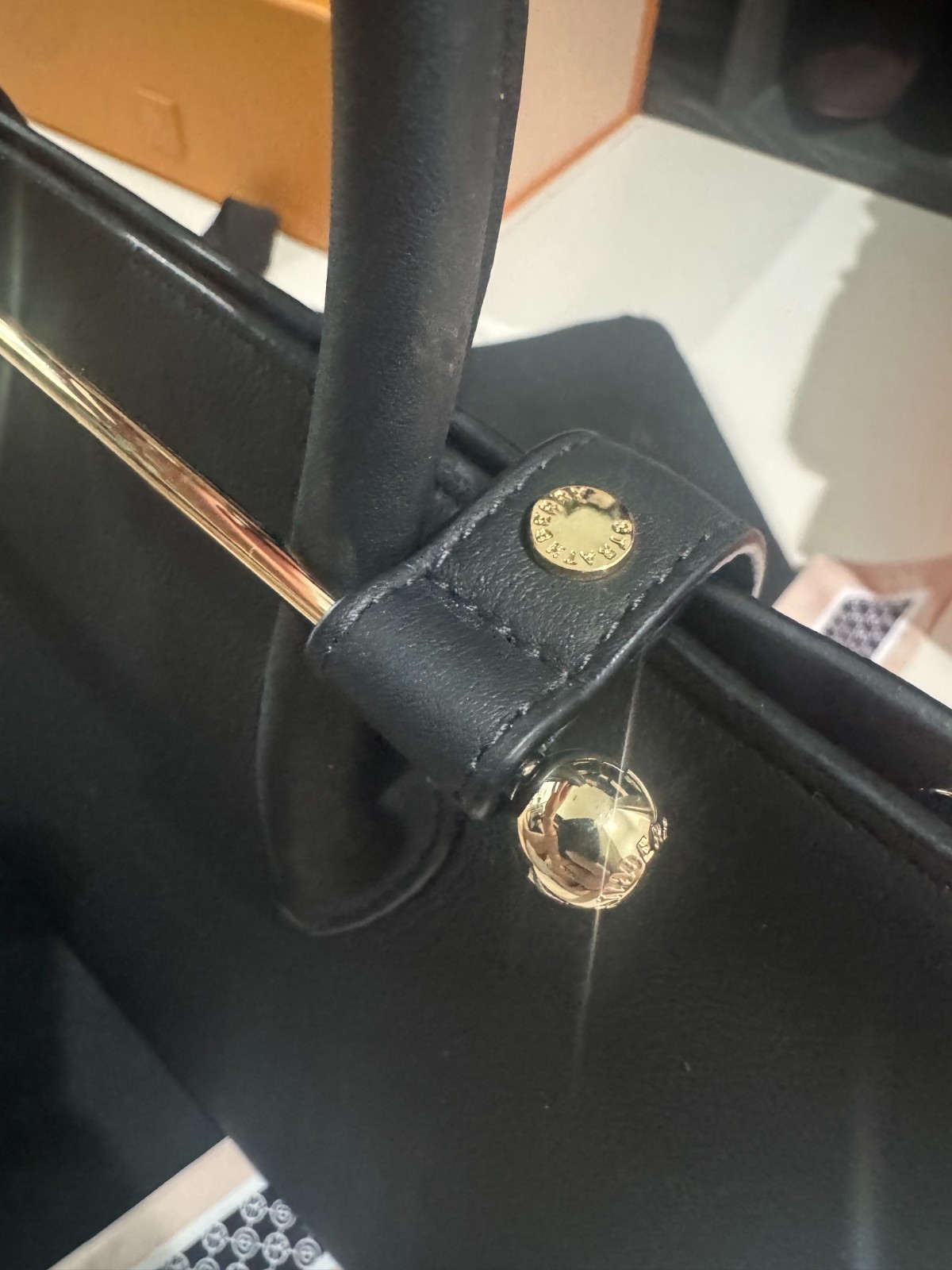 Strathberry Leather Black Midi Handbag – Excellent Condition