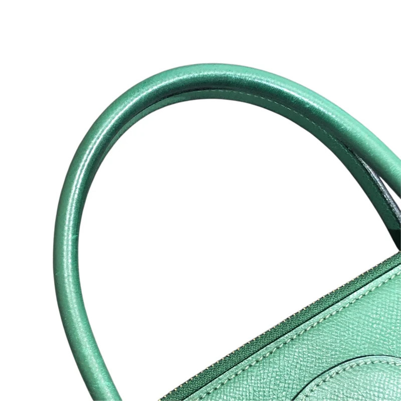 HERMES Bolide 31 Bambou Courchevel Leather Handbag Circle Z #OKB6966